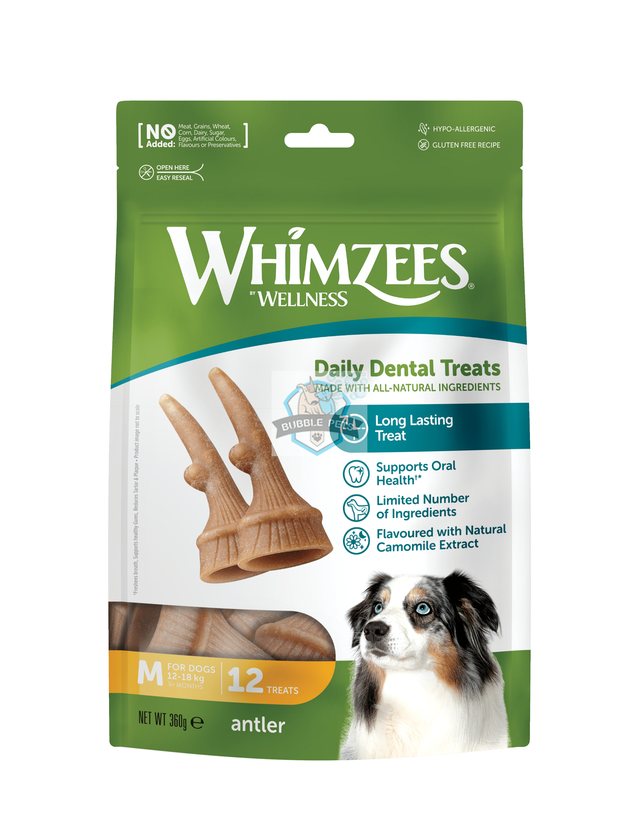 Whimzees Natural Antler Dog Chews Value Pack
