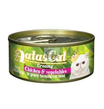 Aatas Cat Creamy Chicken & Vegetables In Gravy Canned Cat Food