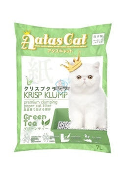 Aatas Cat Krisp Klump Green Tea Paper Cat Litter