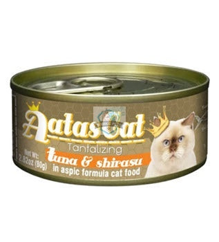 Aatas Cat Tantalizing Tuna & Shirasu in Aspic Cat Canned Food