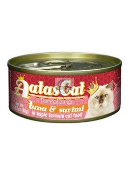 Aatas Cat Tantalizing Tuna & Surimi in Aspic Canned Cat Food