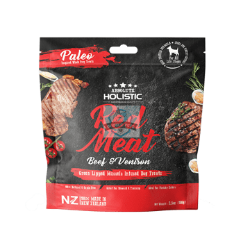 Absolute Holistic Red Meat Beef & Venison Air Dried Dog Treats