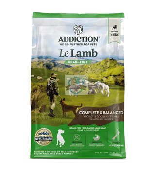 Addiction Le Lamb Dry Dog Food Singapore s Pet Proficient Online