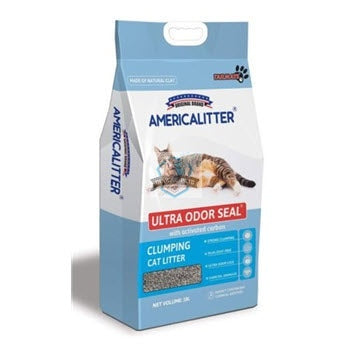 America Litter Ultra Odour Seal Clumping Cat Litter