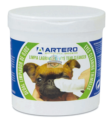 Artero Cosmetics Finger Wipe Eyes for Dog Cats Pets