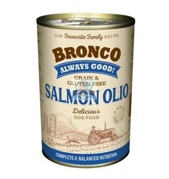 Bronco Salmon Olio Grain-Free Canned Dog Food