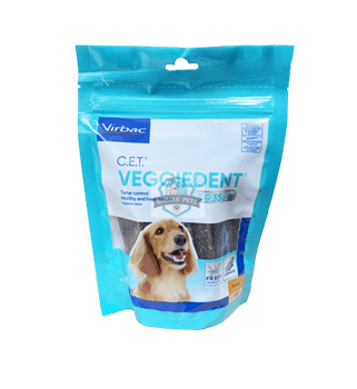Virbac CET VeggieDent Chews for Dogs