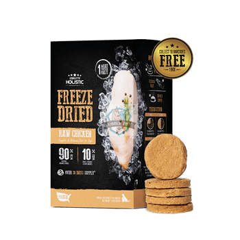 Absolute Holistic Freeze Dried Chicken Raw Patties for Dogs