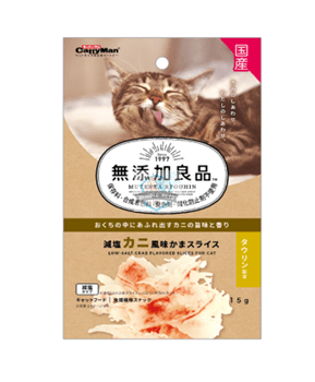 CattyMan Low-Salt Crab Flavored Slices Cat Treats