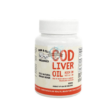 Dom & Cleo Cod Liver Oil for Dogs & Cats