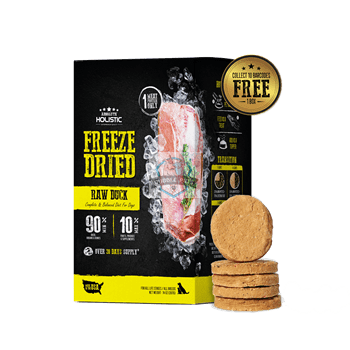 Absolute Holistic Freeze Dried Duck Raw Patties for Dogs