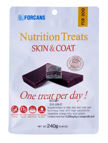 Forcans Skin & Coat Nutrition Treats for Dogs