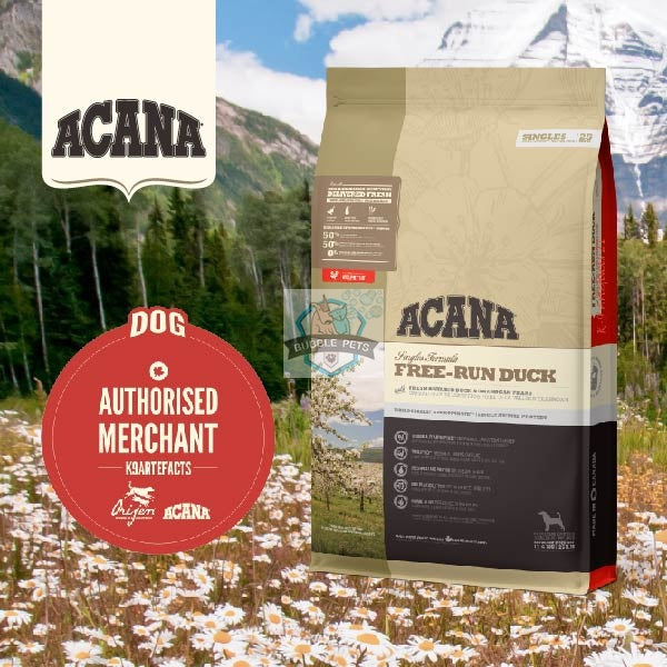 PROMO Extra 10% OFF Acana Singles Freeze Dried Infused Free-Run Duck Dog Food