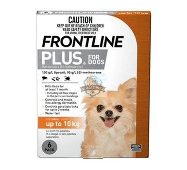 Frontline Plus For Small Dogs Up To 10Kg