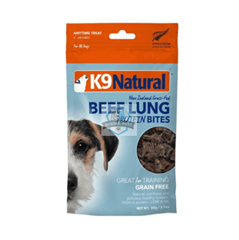 K9 Natural Beef Lung Protein Bites Treats