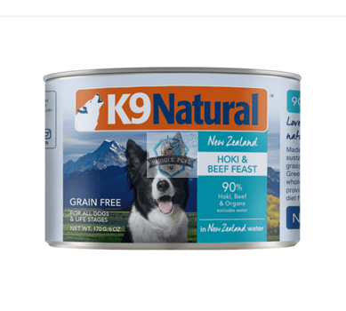 K9 Natural Hoki & Beef Feast Canned Dog Food