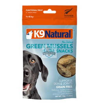K9 Natural Canine Ocean-Farmed Green Lip Mussel Bites Treats
