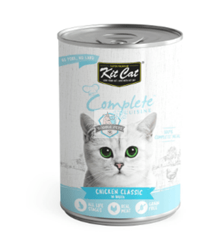 Kit Cat Complete Cuisine Chicken Classic in Broth Canned Cat Wet Food
