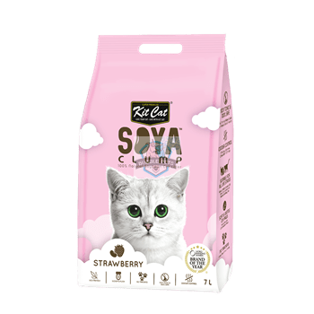 Kit Cat Soya Clump Strawberry Cat Litter