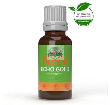 NHV ECHO GOLD Ear Infection Remedy for Dogs Cats Pets
