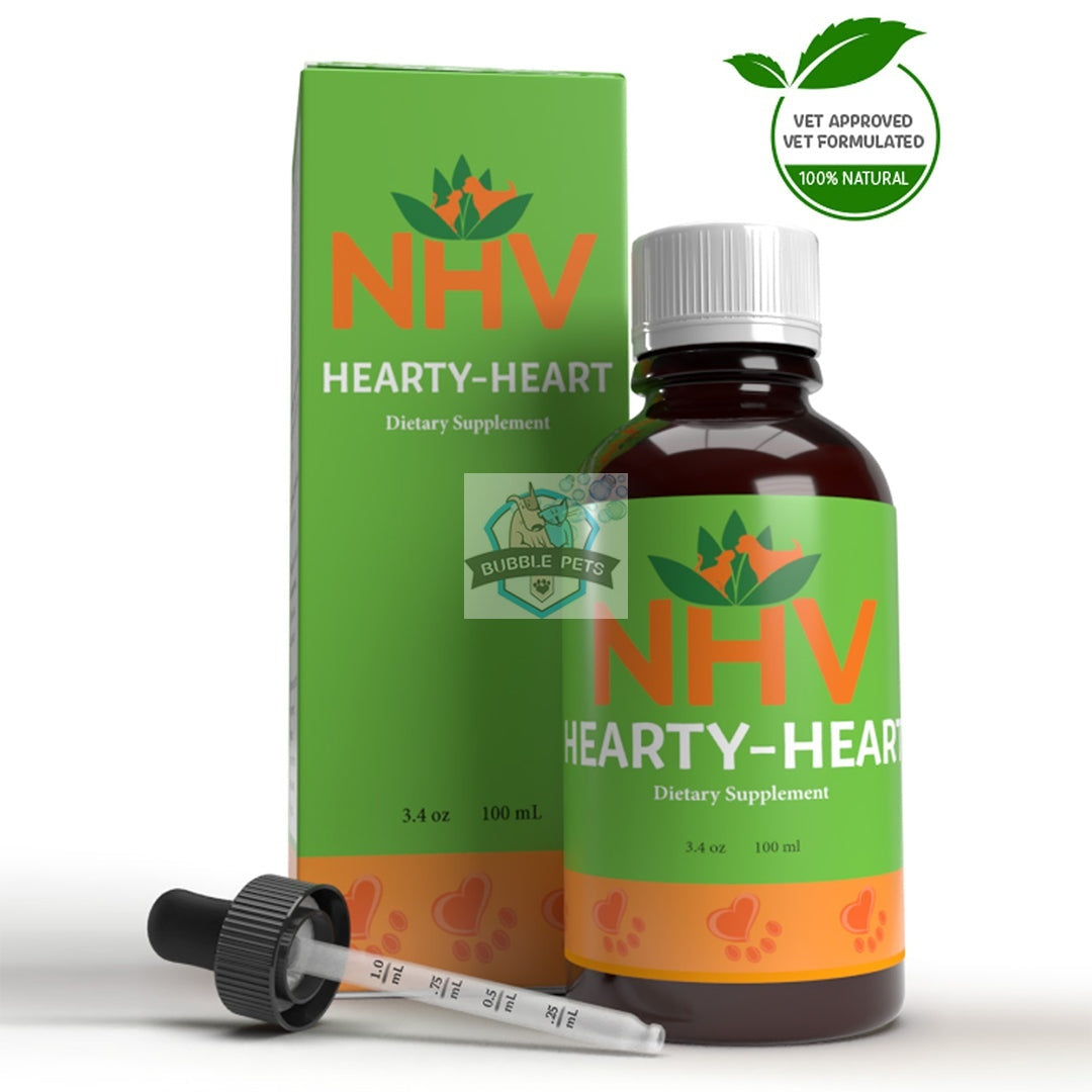 NHV HEARTY HEART Cardiovascular Support Supplement for Dogs Cats Pets