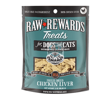 Northwest Freeze Dried Chicken Liver Dog and Cat Treats
