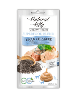 Natural Kitty Creamy Treats Superfood Blend - Tuna & Chia Seed