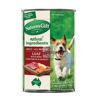 Nature's Gift Beef Barley & Vegetable Dog Canned Food