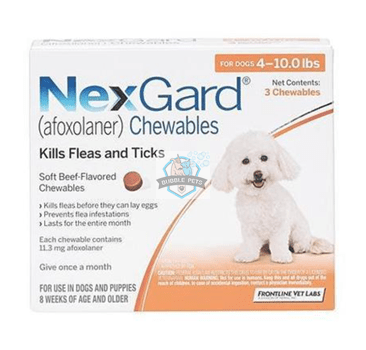 NexGard Flea & Tick Chews For Small Dogs (2 to 4Kg)