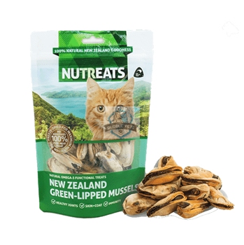 Nutreats Freeze Dried Green Lipped Mussels Cat Treats
