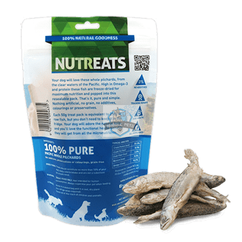 Nutreats Freeze Dried New pacific whole pilchards Dog Treats