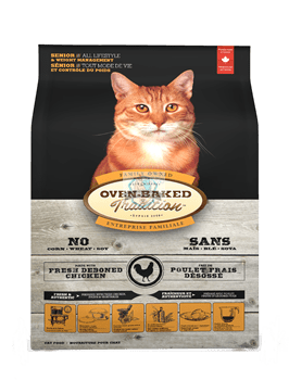 Oven-Baked Tradition Senior Chicken Weight Management Adult Dry Cat Food