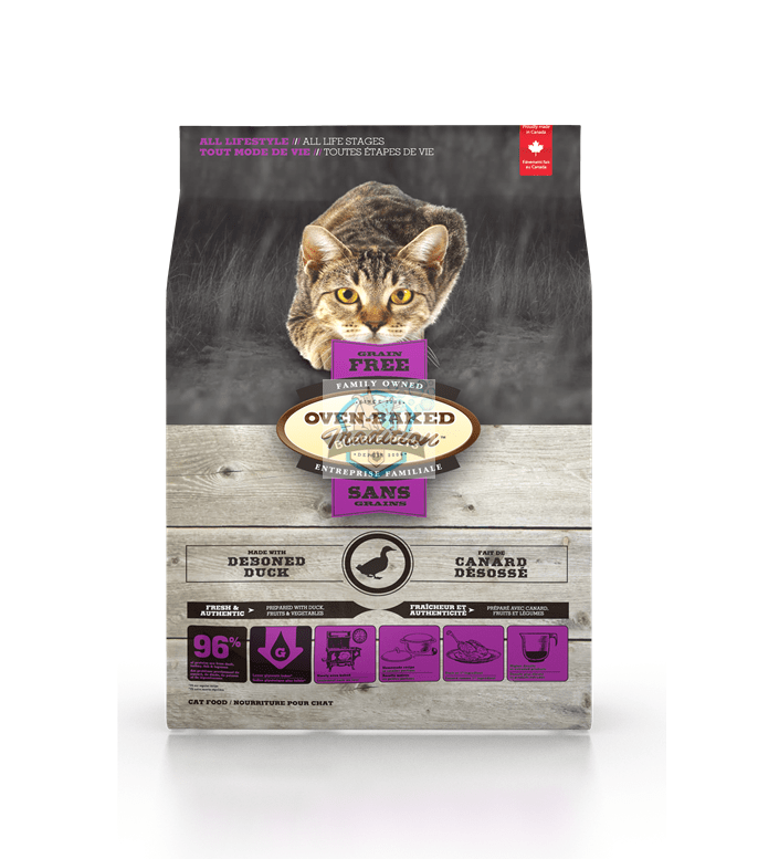 Oven-Baked Tradition Duck Grain Free Dry Cat Food