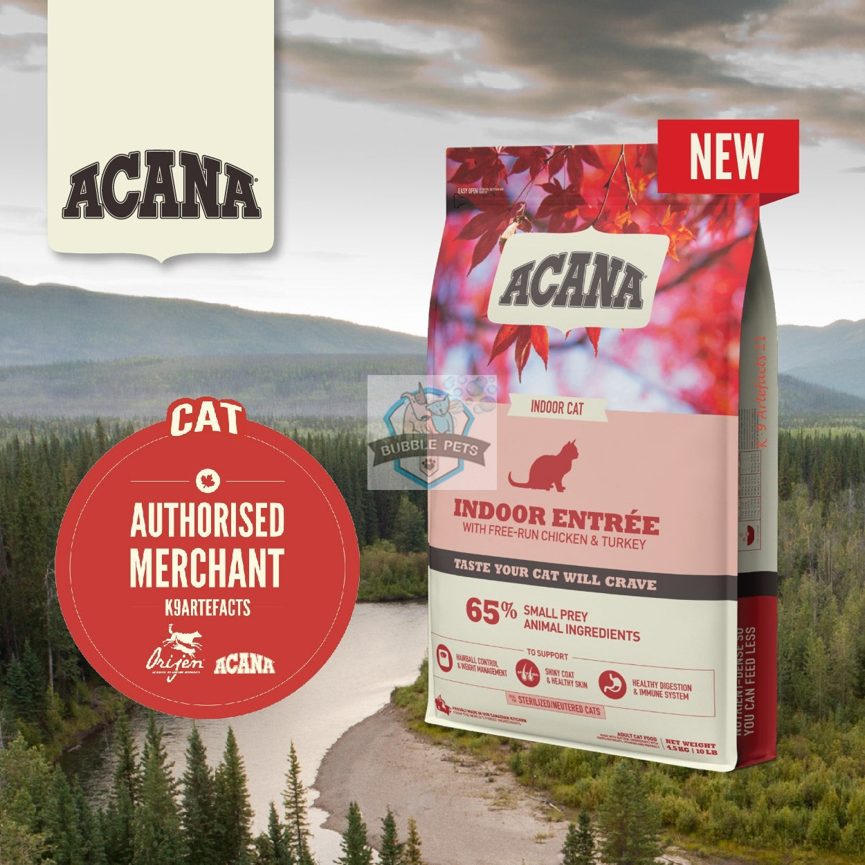 PROMO Extra 10% OFF Acana Freeze Dried Indoor Entree Cat Food