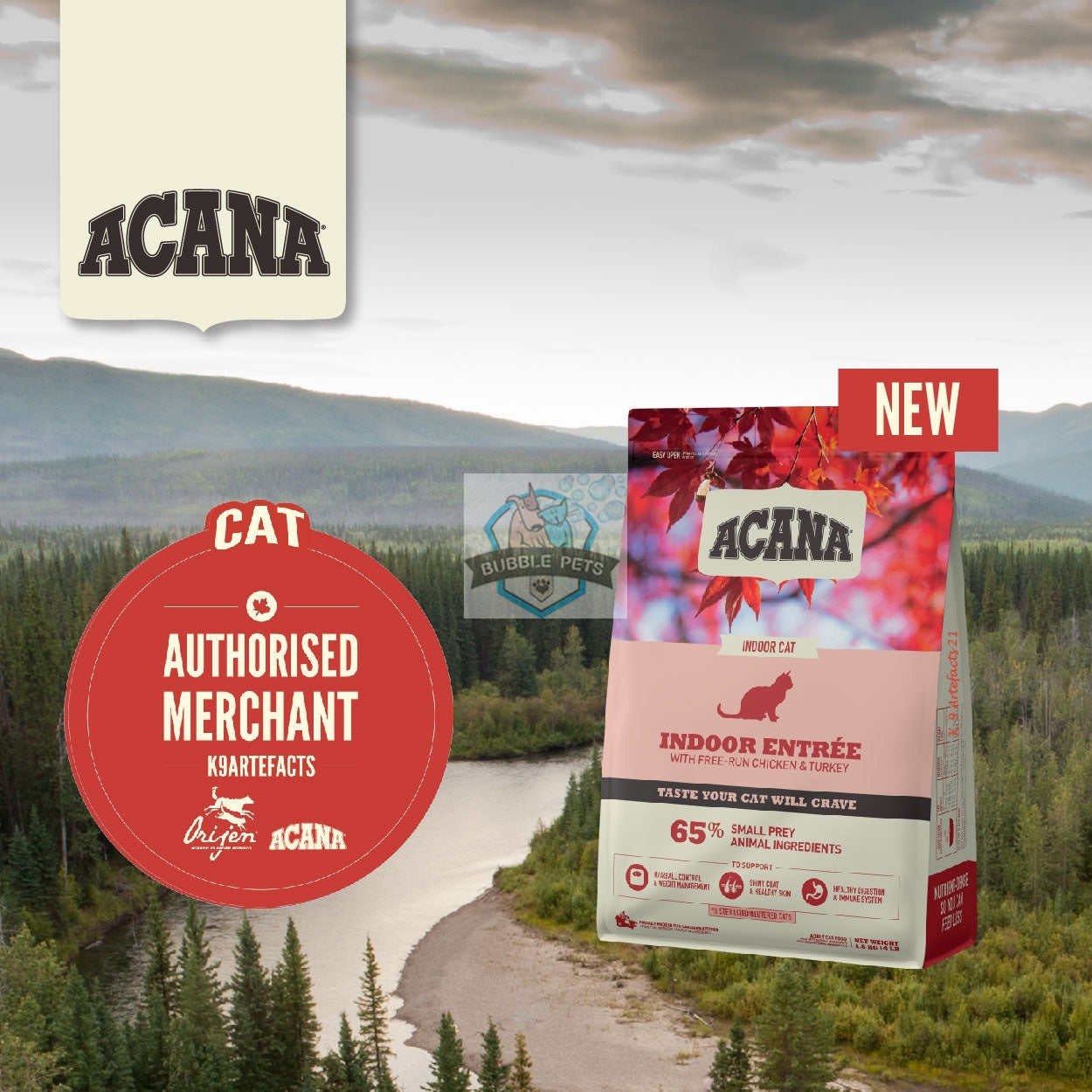 PROMO Extra 10% OFF Acana Freeze Dried Indoor Entree Cat Food
