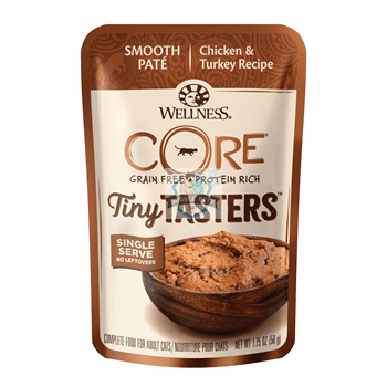Wellness CORE Tiny Tasters Chicken & Turkey Pouch Cat Food