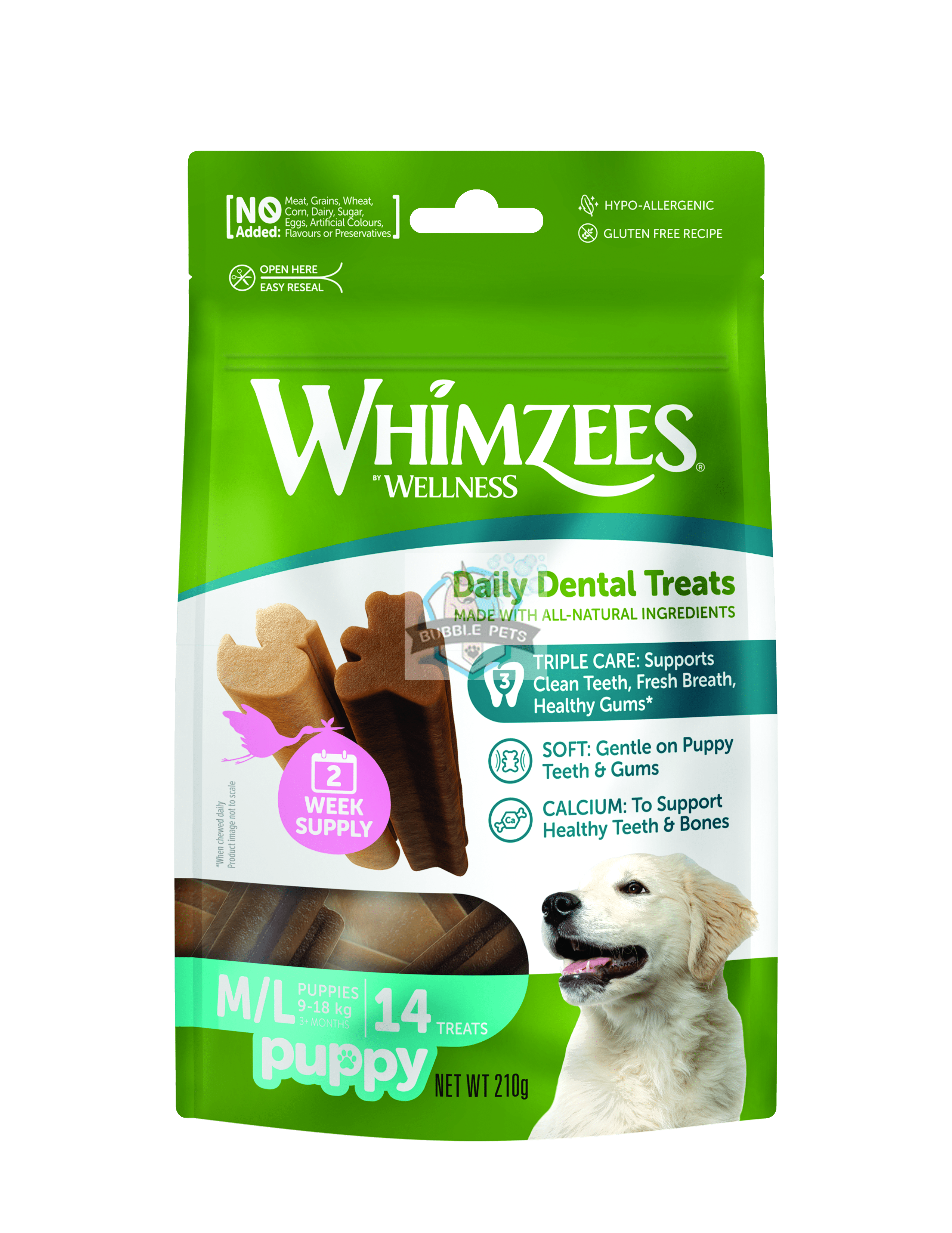 Whimzees Daily Dental Treats for Puppies