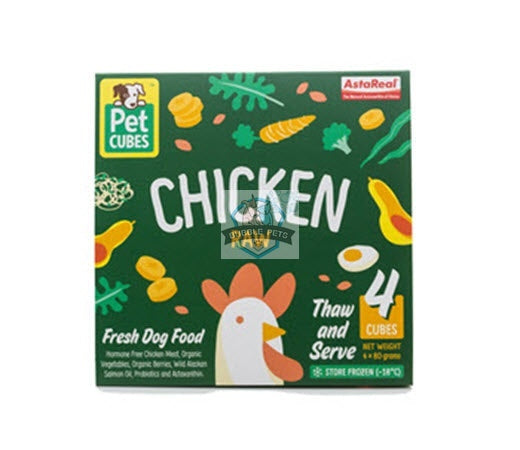 PetCubes Chicken Frozen Raw Dog Food