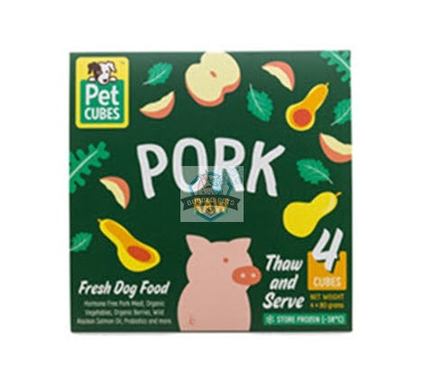 PetCubes Pork Frozen Raw Dog Food
