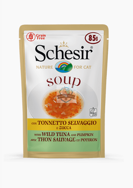Schesir Cat Pouch In Soup Wild Tuna and Pumpkin