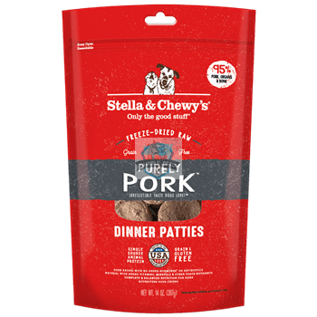 Stella & Chewy’s Freeze Dried Dinner Patties (Purely Pork) Dog Food
