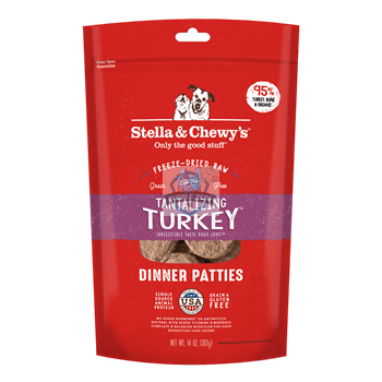 Stella & Chewy’s Freeze Dried Dinner Patties (Tantalizing Turkey) Dog Food