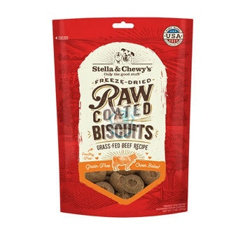 Stella & Chewy’s Raw Coated Beef Biscuit Dog Treats