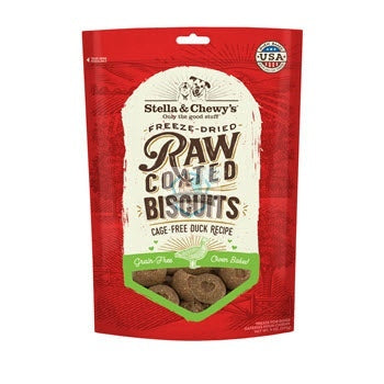 Stella & Chewy’s Raw Coated Duck Biscuit Dog Treats