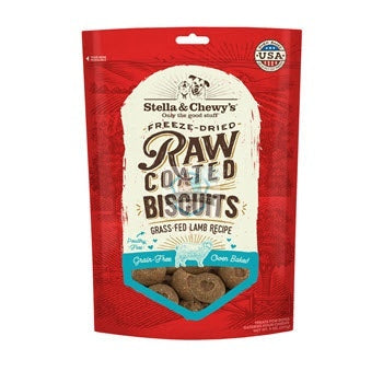 Stella & Chewy’s Raw Coated Lamb Biscuit Dog Treats