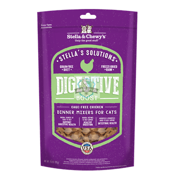 Stella & Chewy's Stella's Solutions (Digestive Boost) Chicken Freeze-Dried Raw Cat Food