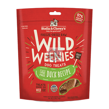 Stella & Chewy’s Wild Weenies Cage Free Duck Freeze Dried Dog Treat