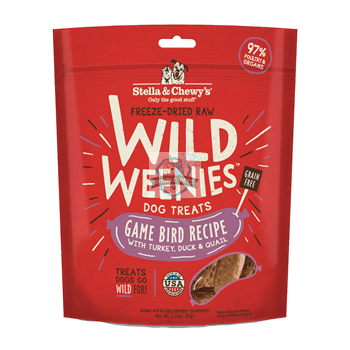 Stella & Chewy’s Wild Weenies Game Bird Freeze Dried Dog Treat
