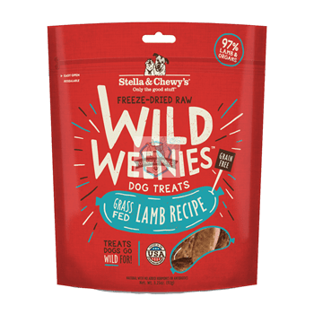 Stella & Chewy’s Wild Weenies Grass Fed Lamb Freeze Dried Dog Treat
