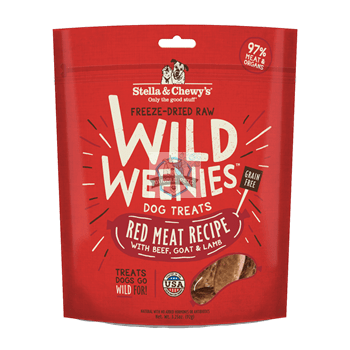 Stella & Chewy’s Wild Weenies Red Meat Freeze Dried Dog Treat